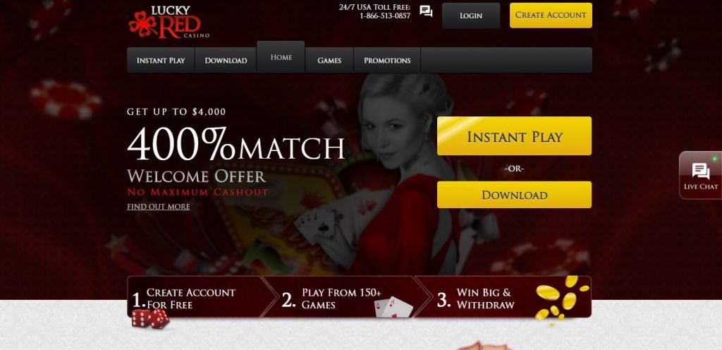 Обзор онлайн казино Lucky Red Casino