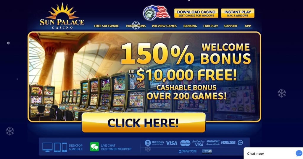 Обзор онлайн казино Sun Palace Casino